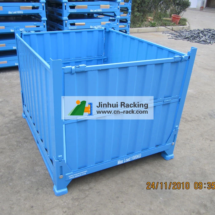 Stacked Collapsible Steel Packaging Container Factory